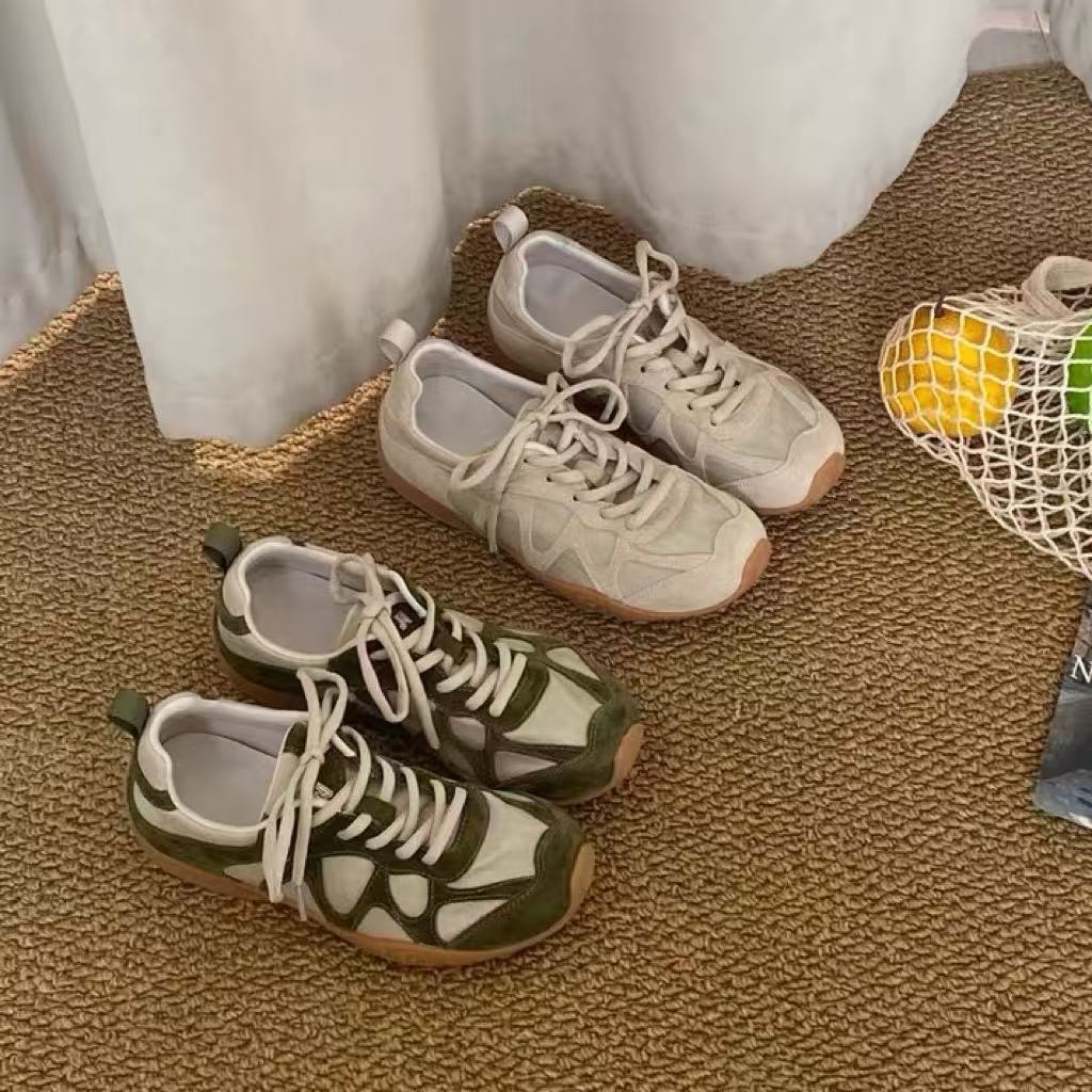 Vintage Patchwork Lace Up Snea - đánh giá và giá Outdoor Sports Shoes