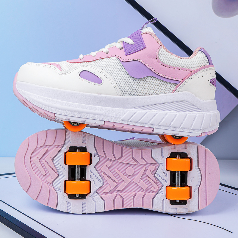 Kids Roller Skates 4 Wheels De - đánh giá và giá Outdoor Sports Shoes