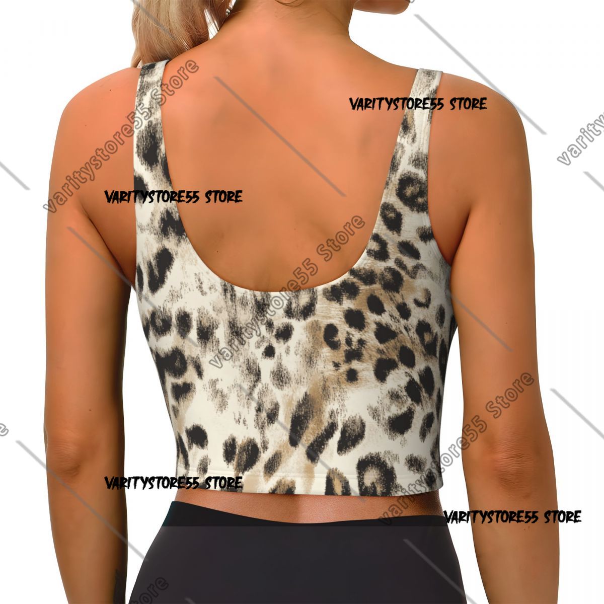 Leopard Print Yoga Vest Women  - đánh giá và giá Outdoor Sport Day